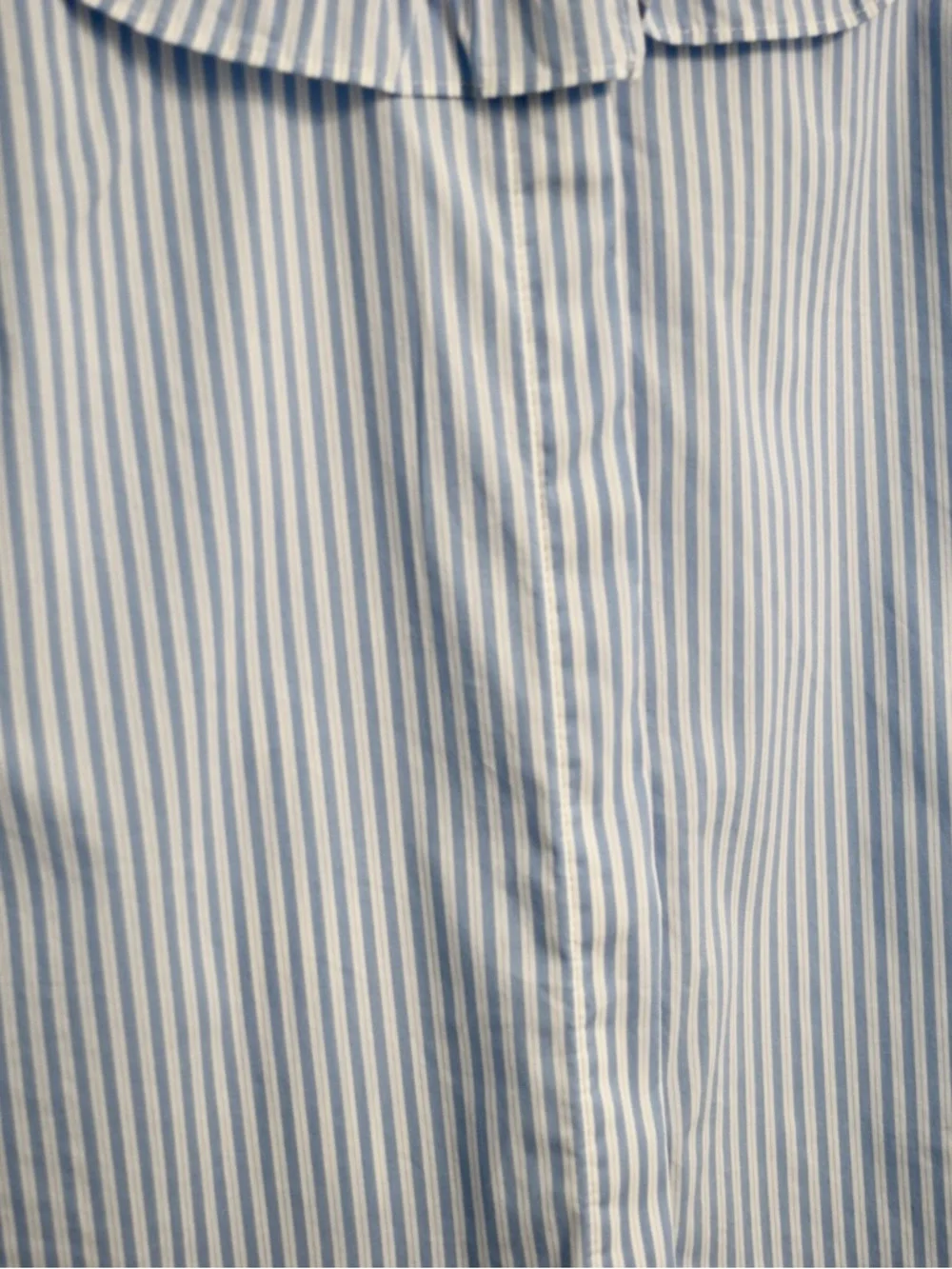 H&M Sleeveless Blouse Women’s Blue and White Striped Size 12 - Picture 12 of 15